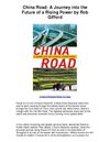 China Road A Journey into the Future of a Rising Power by Rob Gifford - Overall A Balanced Book On China
