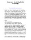Susannahs Garden by Debbie Macomber - Compelling Story Of The True Meaning Of Love