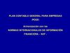 ARMONIZACION DEL PLAN CONTABLE GENERAL PARA EMPRESAS