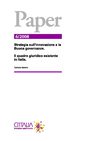 Strategia sull'innovazione e la Buona governance. Il quadro giuridico esistente in Italia 