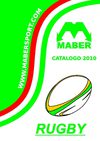 Catalogo MABER RUGBY 2010
