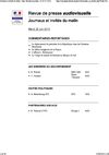 Revue de presse audiovisuelle - 22 juin 2010