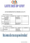 Liste des élus DP CFDT