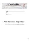 Petit manuel du maquettiste