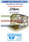 Fiches Techniques Produits KILMA 7-2010 FR