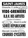 Affiche Festivités 11 -13 et 14 juillet 2010