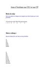 Jeux d'écriture au CP/CE1