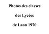 Photos des classes des Lycées de Laon de 1970