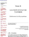 X Le coup d'état de Yathrib, établissement d'un état prophétique