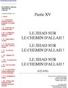 XV LE JIHAD SUR LE CHEMIN D'ALLAH