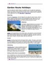 Garden Route Holidays