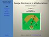 GEORGE STEINBRENNER IS A MATHEMATICIAN WEBQUEST WITH TEACHER GUIDE ALGEBRA
