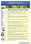 Hemorrhoids Treatment - Naturally and Without Surgery
