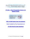 1Y0-264 Practice Exam Test Questions