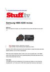 Samsung HMX-H200 review by Stuff.tv