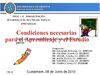 condiciones necesarias para el aprendizaje y el estudio 