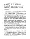 la morte di un bambino piccolo
