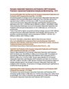 European Independent Exploration and Production Companies Financial _ Operational Fundamental Analysis and...