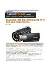HMX-S15 AND HMX-S16 WI-FI AND SSD CAMCORDERS by gadgetfolder