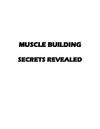 Muscle Building Secrets Revealed
