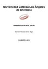 Distribución de una aula virtual
