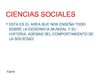 ciencias sociales
