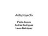 anteproyecto