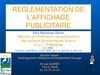 Charte Affichage PMO. Présentation aux socioprofessionnels. Partie 2. Les enseignes