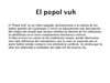 El popol vuh