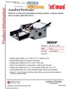 Intimus 3800AP Autoperf Perforator Specs