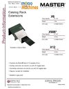 Master X906 Catalog Rack Extension Specs