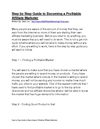 Step by Step Guide to Becoming a Profitable Affiliate Marketer