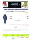 Swiss Gear Salzburg 10 Degree Mummy Sleeping Bag (Royal Light Blue)