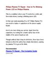 Philips Plasma TV Repair - How to Fix Blinking Power LED on Philips Plasma