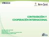 Contratación y cooperación Internacional