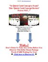 Quick Cash Concept Bonus, Quick Cash Concept Review