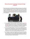 What are the pointer in selecting a moving and Storage Company?