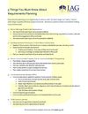 5 Things You Must Know About Requirements Planning