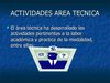 ÁREA TÉCNICA NUEVA GRANADA