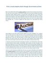 Find a seized property deals through Government auctions