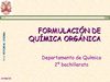 FORMULACION HIDROCARBUROS