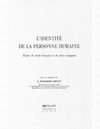 «La nationalité, droit objectif ou droit subjectif ?» par Sophie Pennarun dans L'identité de la personne humaine...