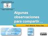 Proyecto para la organización y establecimiento de normas para las bibliotecas escolares. Algunas observaciones para...