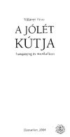 Villányi Péter - A jólét kútja munkafüzet