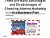 Advantages and Disadvantages of Choosing Internet Marketing in a Business Plan