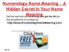 Numerology Name Meaning – A Hidden Secret In Your Name Meaning