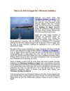 Places to visit in Egypt for Christmas holidays