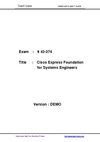 Exam1pass free dumps642-374 exam braindumps