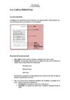 La carta personal