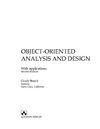 Object-oriented Analysis and Design with Applications, Second Edition